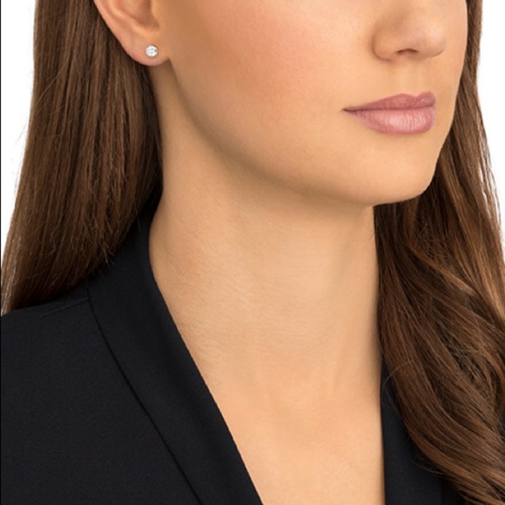 Swarovski studded earrings